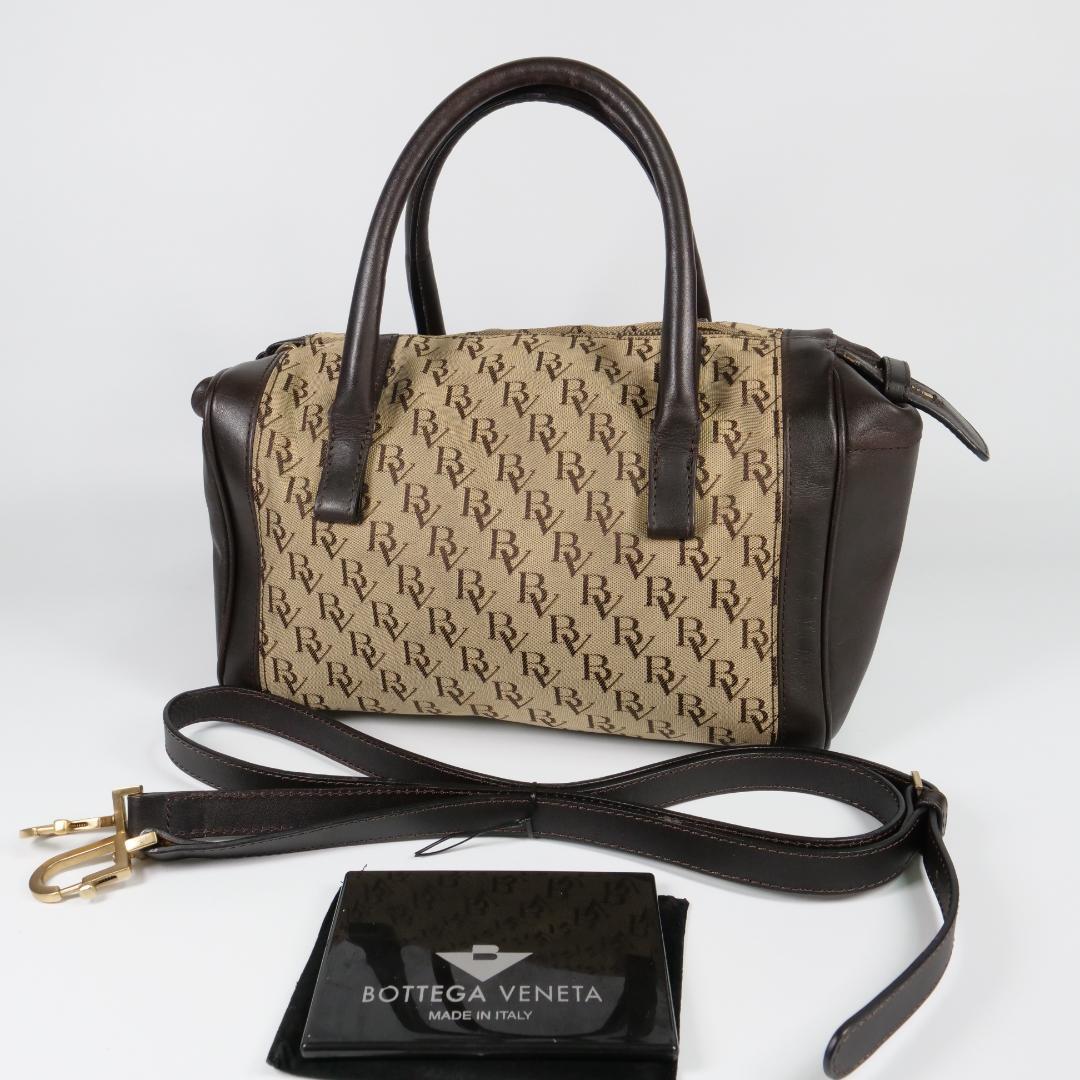 良品✨ボッテガヴェネタ ミニボストンバッグ ハンドバッグ 2way モノグラム