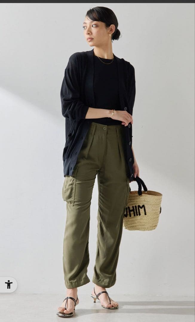 お値下しました 新品未使用 Whim Gazetteバッグサテン カーゴパンツ