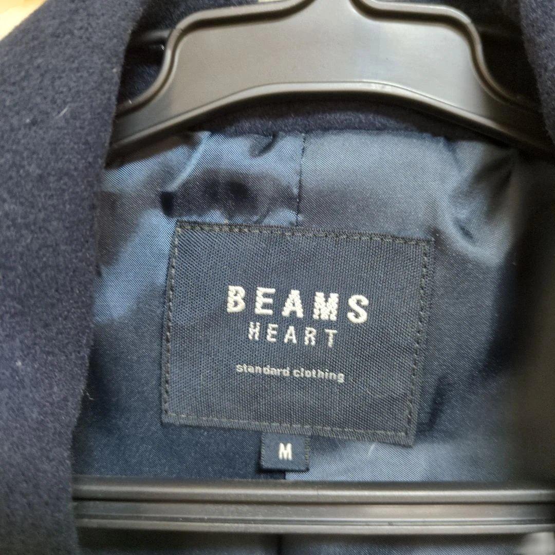 BEAMS ネイビー ピーコート BIGシルエット