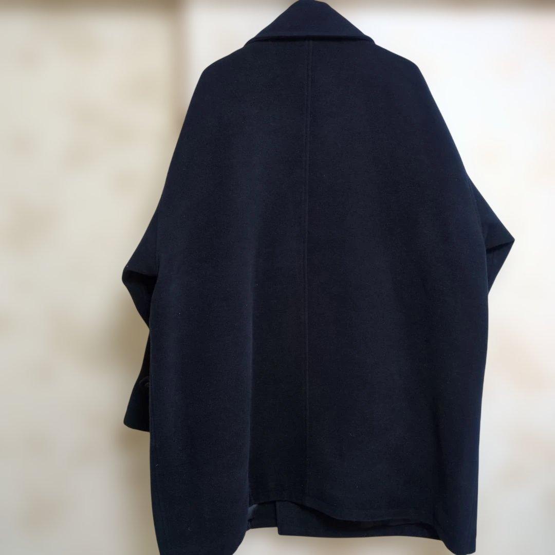 BEAMS ネイビー ピーコート BIGシルエット