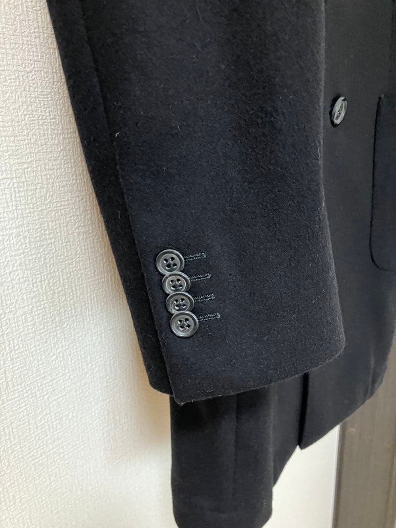 Ｌ.Ｂ.Ｍ.1911 ネイビー　チェスターコート　ルビアムＬ'８　カシミヤ混