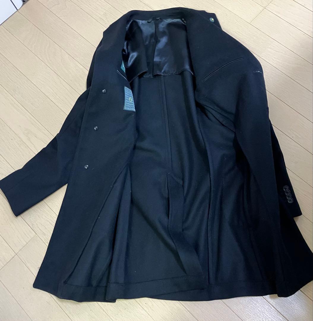 Ｌ.Ｂ.Ｍ.1911 ネイビー　チェスターコート　ルビアムＬ'８　カシミヤ混