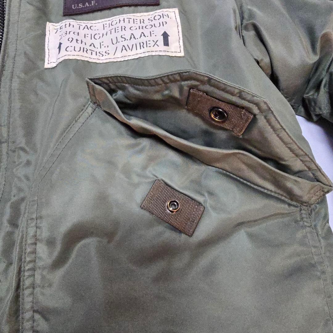 AVIREX MA-1 フライトジャケット CWU-45P タイガーシャークス