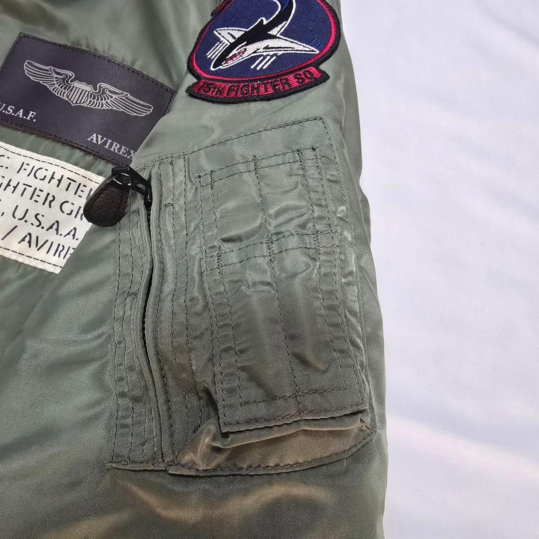 AVIREX MA-1 フライトジャケット CWU-45P タイガーシャークス