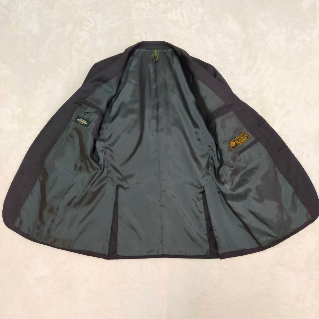 美品　ロロピアーナSUPER130'S　ダークブラウン系　スリーピーススーツ