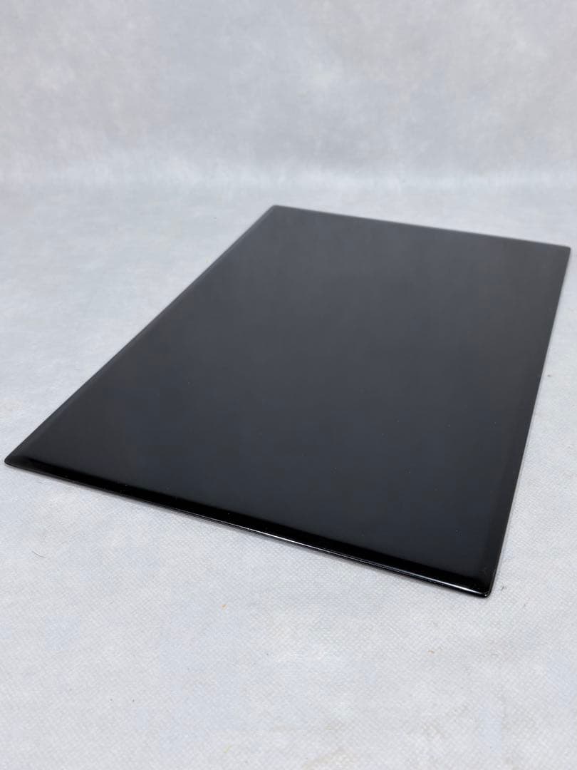 黒真塗 薄板三枚と焼杉蛤板　美品　茶道具　茶道　花器　送料込