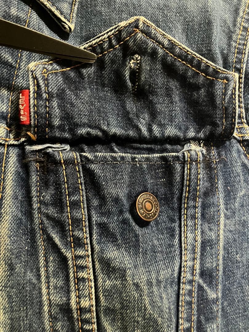 リーバイス 70505 BIGE 40~42 デニムジャケット