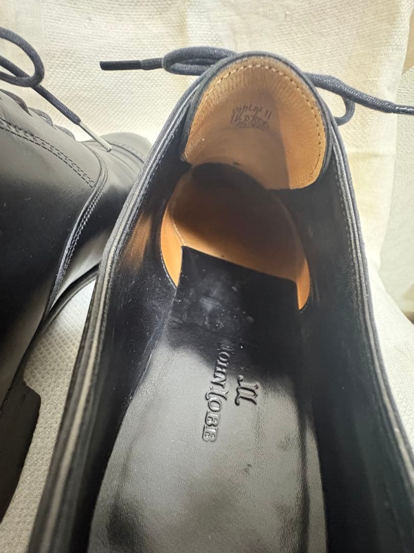 み*ん様 ジョンロブ フィリップⅡ 6 1/2D 7000ラスト 黒