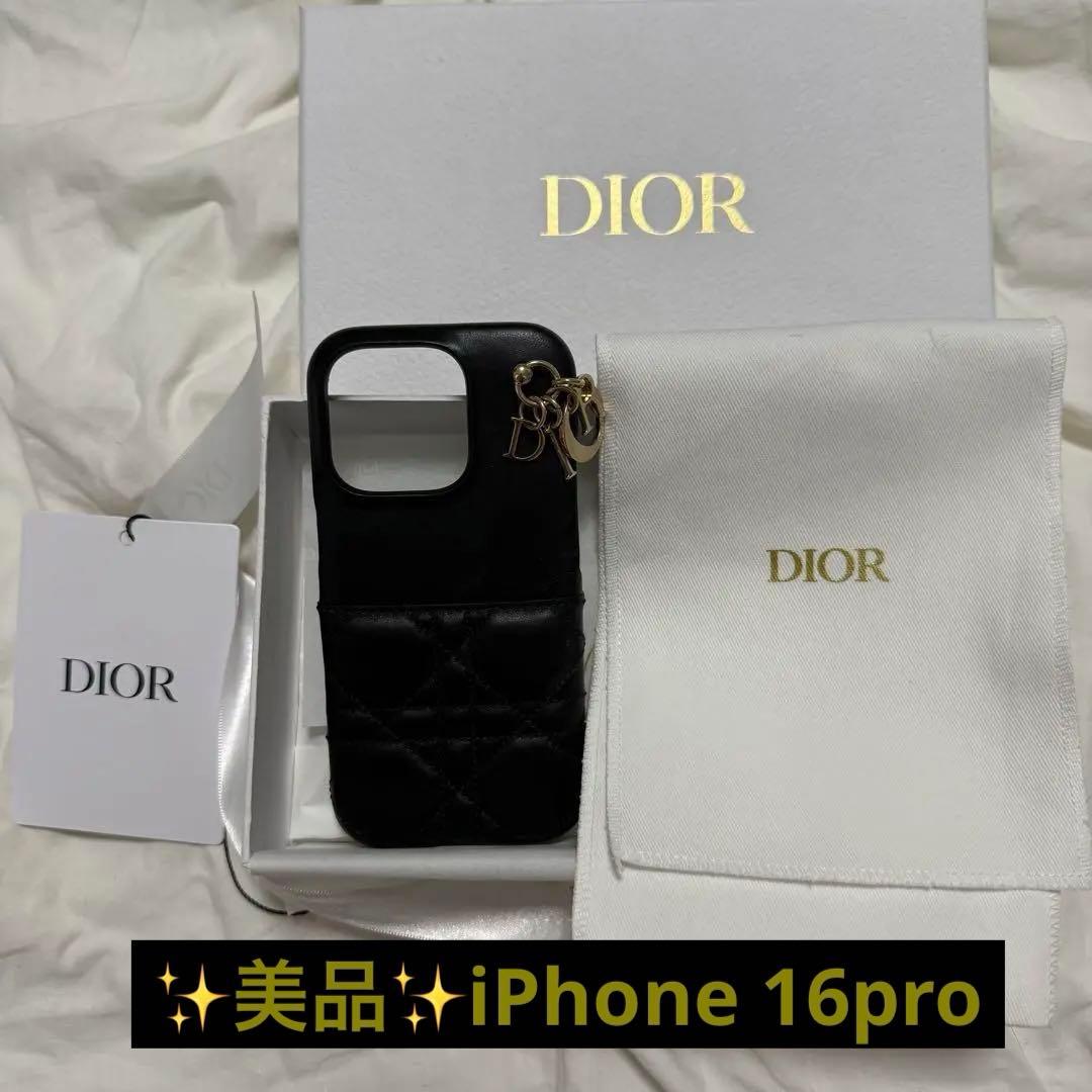 ✨美品✨週末限定‼️Lady Dior iPhone 16pro ケース