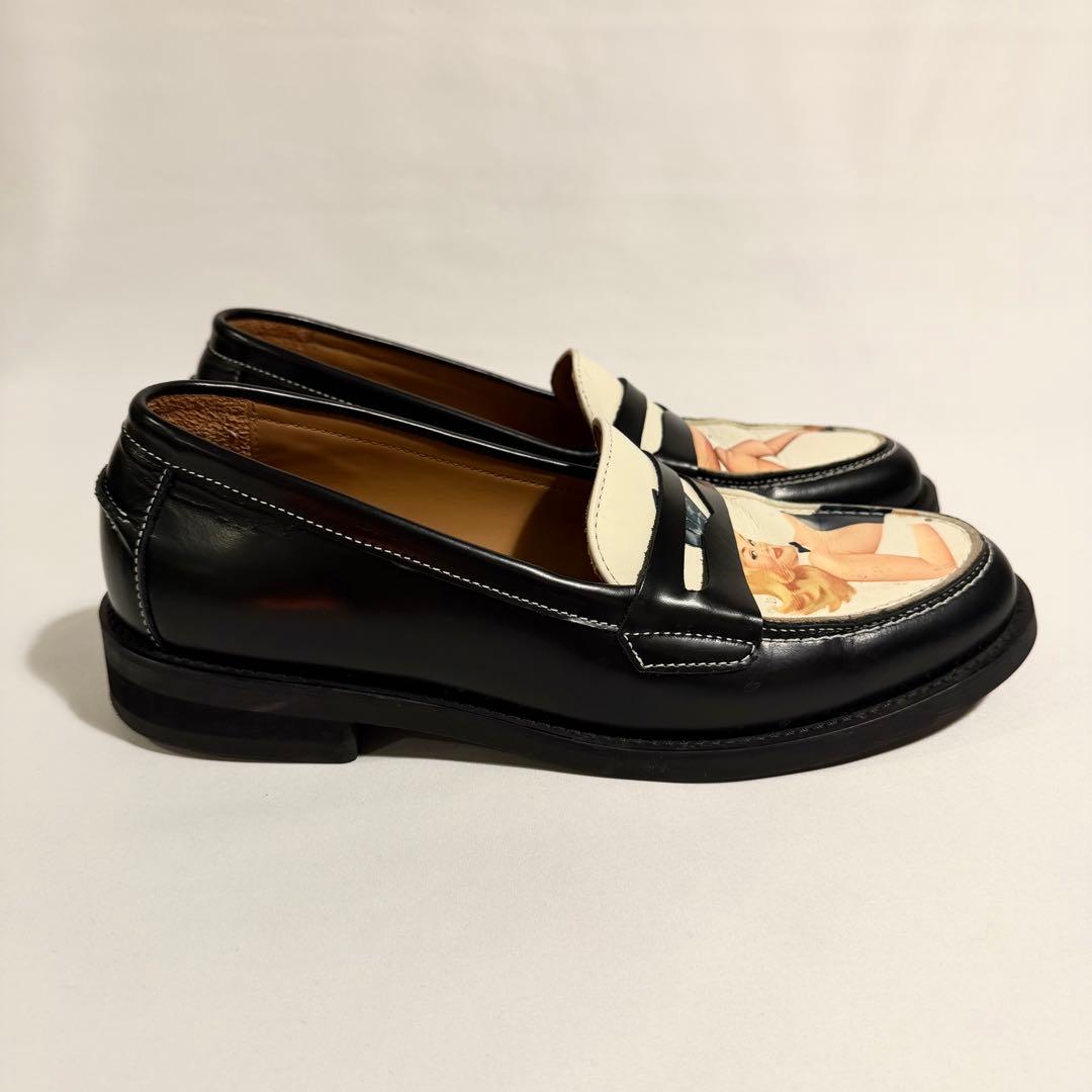 Duke & Dexter × PLAYBOY penny loafer UK7