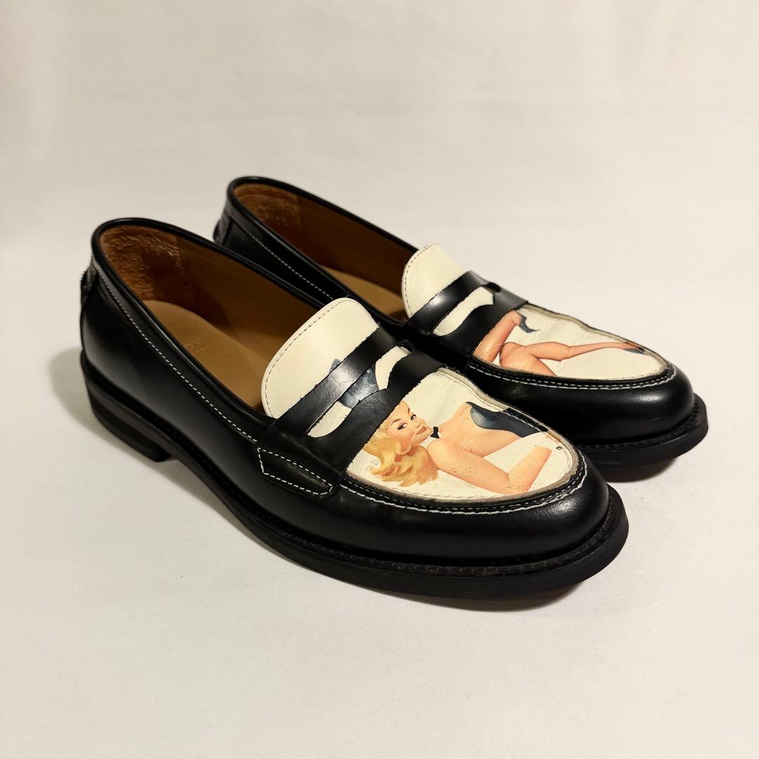 Duke & Dexter × PLAYBOY penny loafer UK7