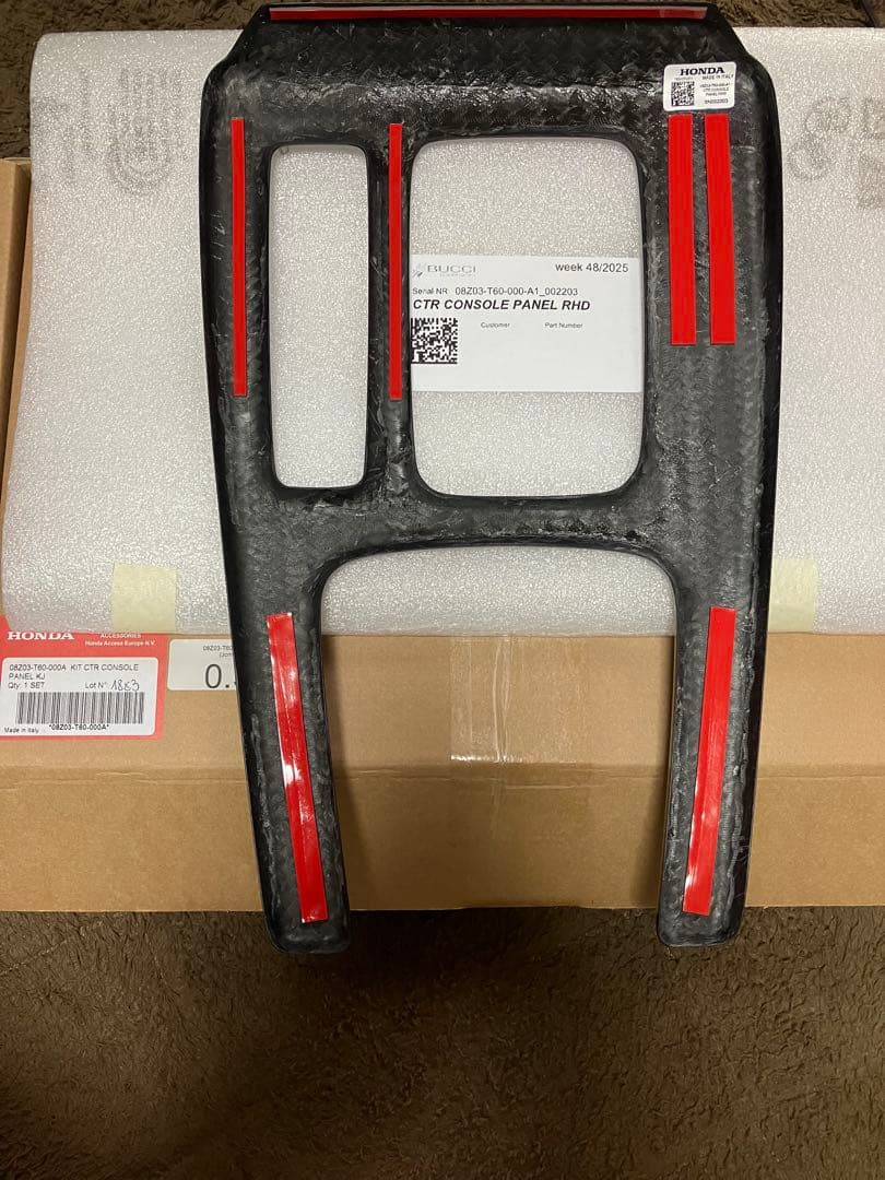 FL5 シビックタイプR CTR コンソールパネル カーボン