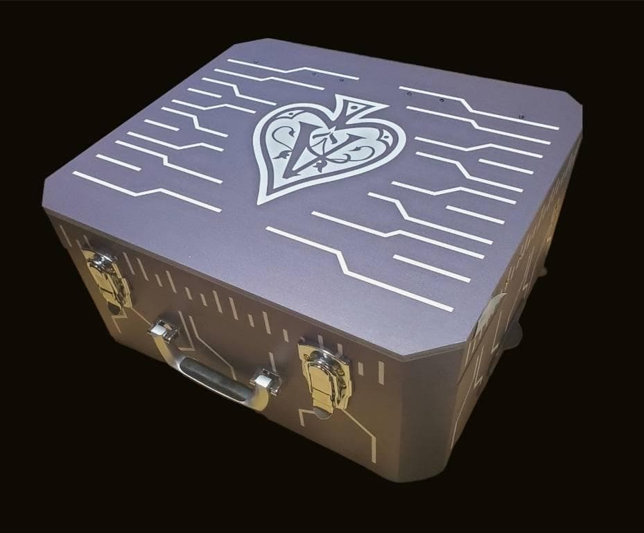 アルマンド ディスプレイ LED アタッシュ ケース ライト シャンパン