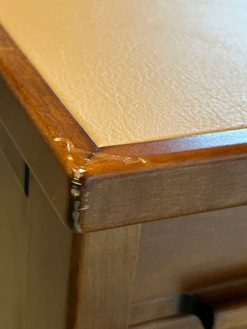 豊岡クラフト 木製書類整理ケース 7段 キャスター付 サイドデスク チェスト