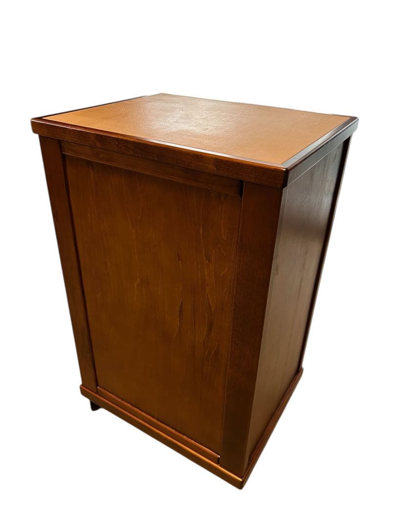 豊岡クラフト 木製書類整理ケース 7段 キャスター付 サイドデスク チェスト