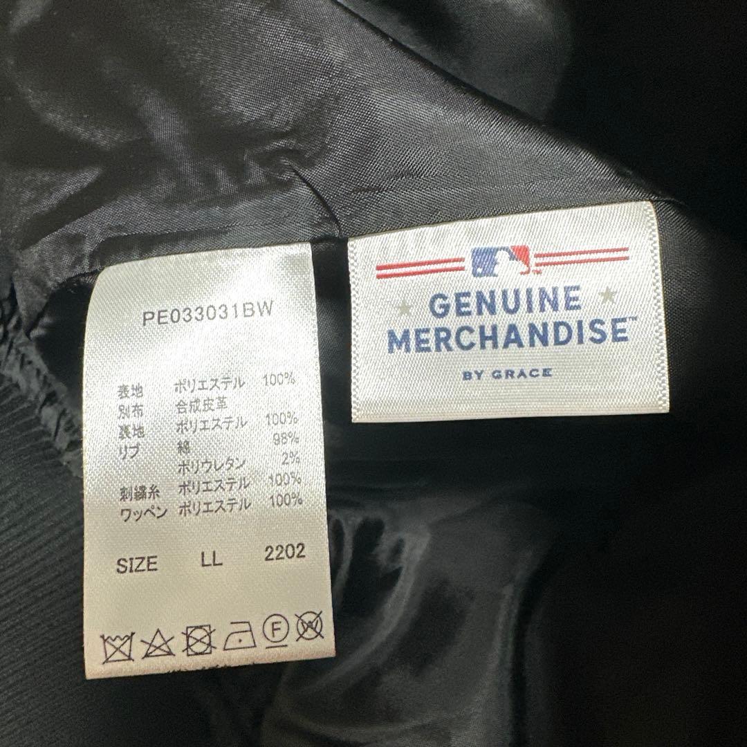 （美品）perushu × MLB ニューヨークヤンキース スタジャン ＸＬ