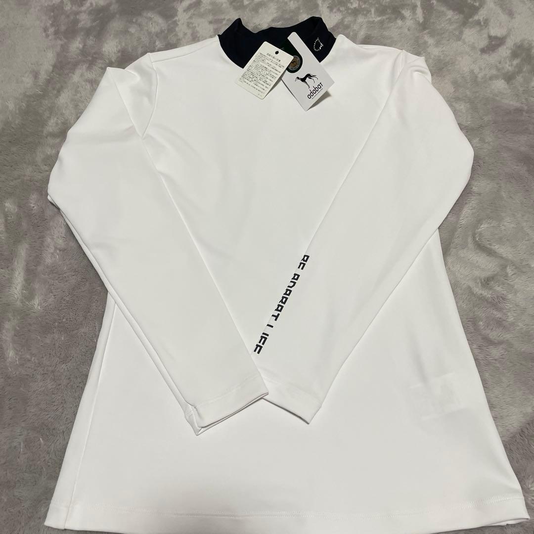 新品未使用　ADABAT ゴルフウェアセット ホワイト ネイビー　4点セット