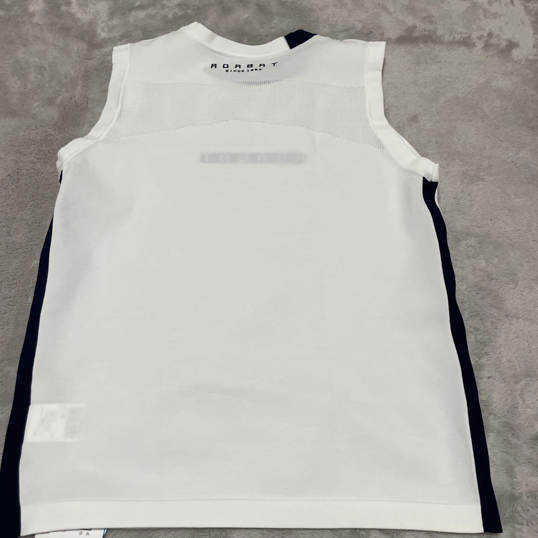 新品未使用　ADABAT ゴルフウェアセット ホワイト ネイビー　4点セット