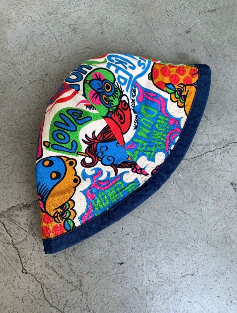 Vintage 60s モンスター柄ハット　ヒッピー