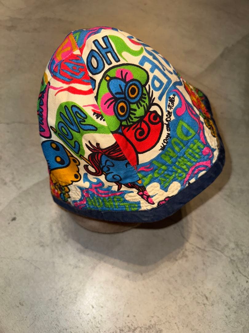 Vintage 60s モンスター柄ハット　ヒッピー