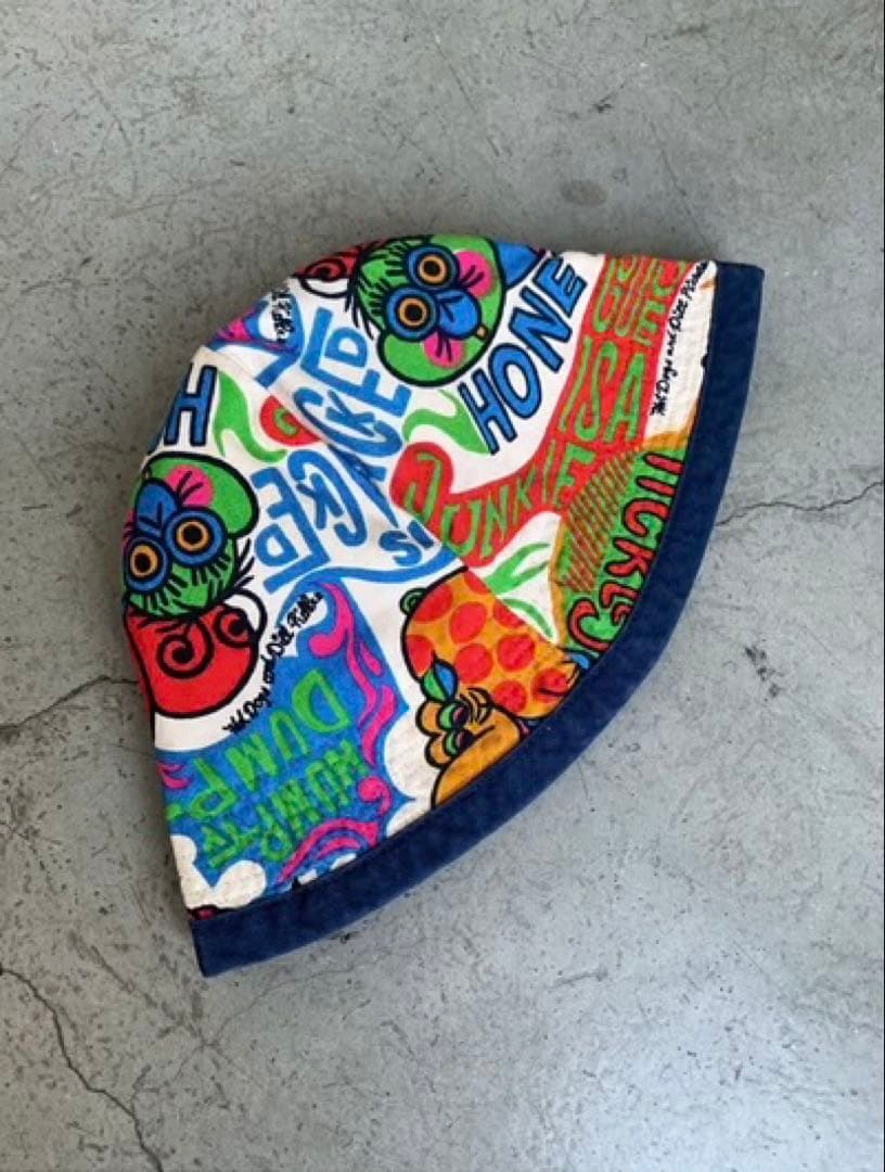 Vintage 60s モンスター柄ハット　ヒッピー