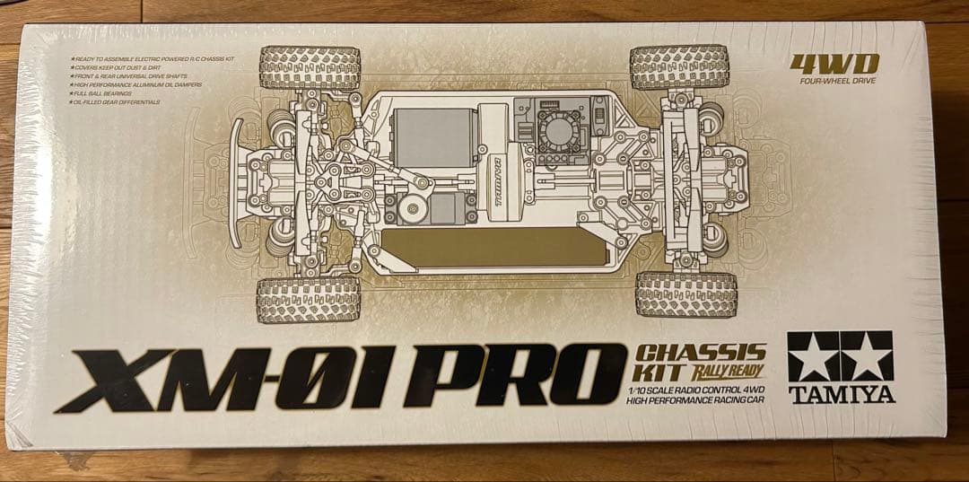 【新品未開封】【OPパーツ付き】タミヤ XM01PRO シャーシ