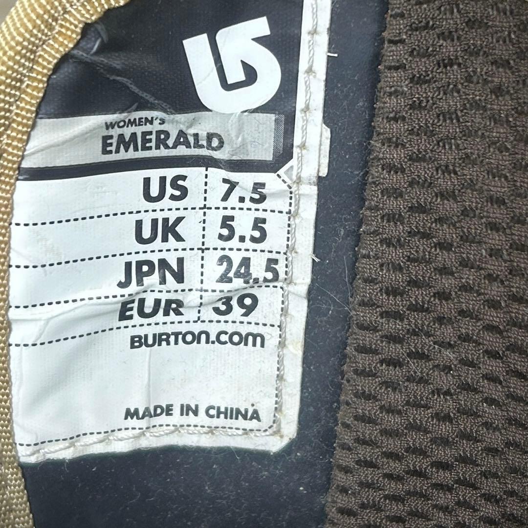 BURTON バートン スノーボード ブーツEMERALD 24.5