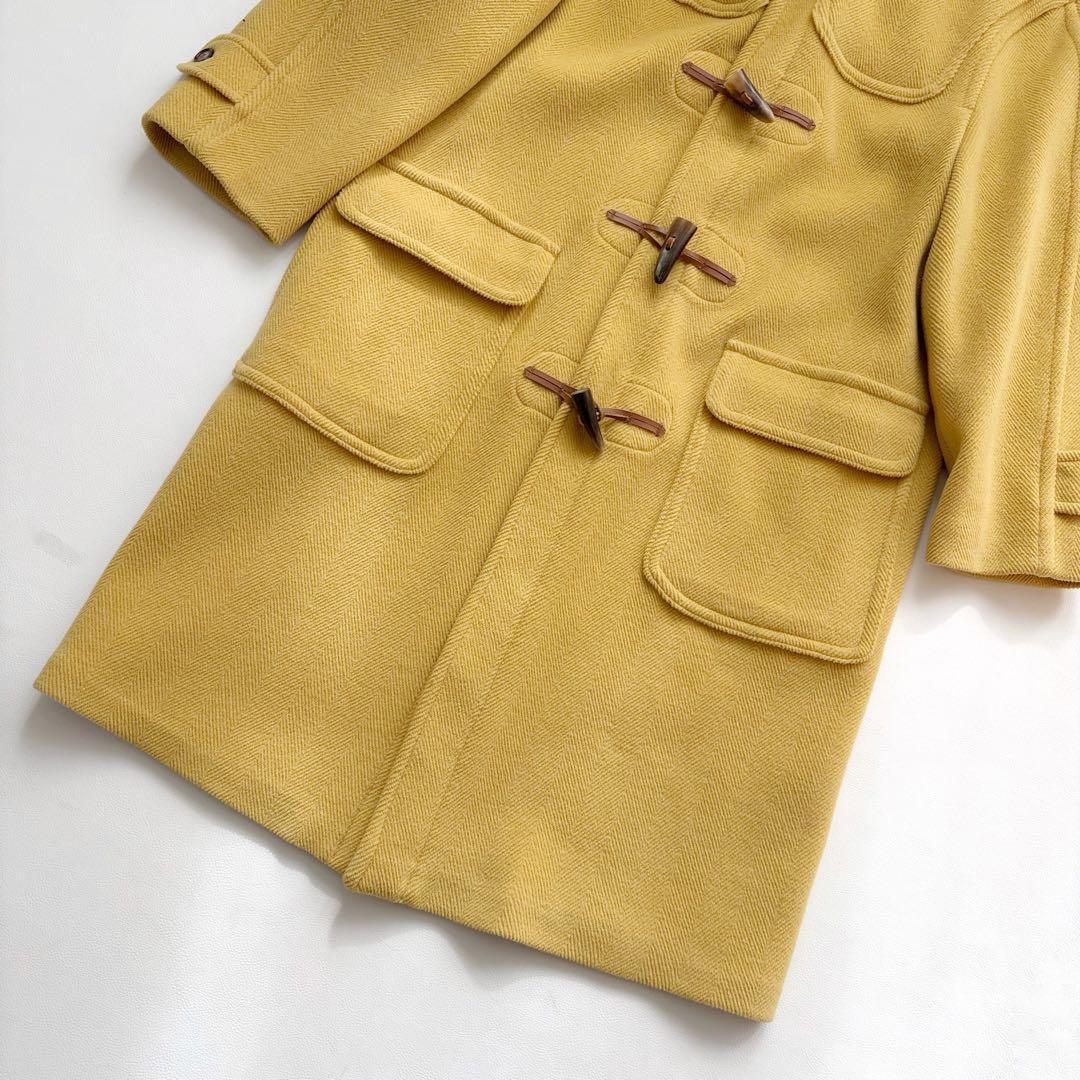 グローバーオール キングストン ダッフルコート ヘリンボーン マスタード 40