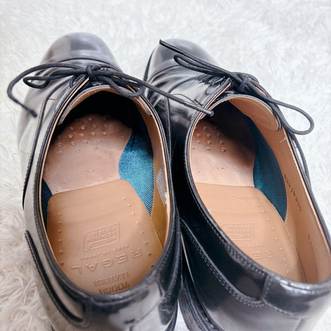 美品　REGALリーガル ビジネスシューズ ストレートチップ 革靴 41EL