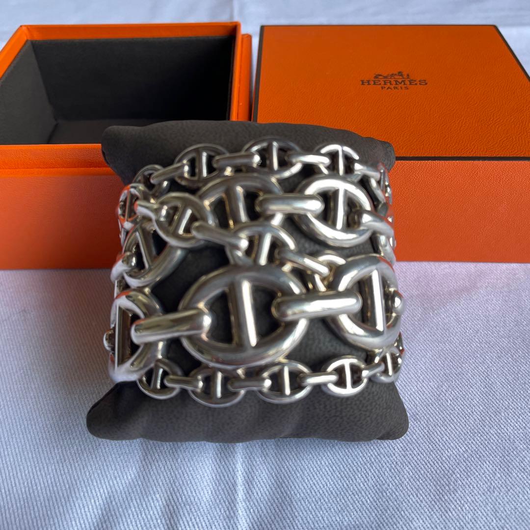 HERMESエルメス　シェーヌダンクルバングル