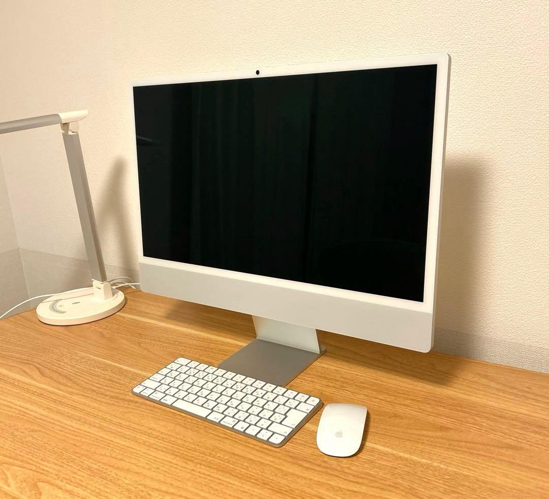 2025年9月7日購入2024iMac M4チップ　シルバー