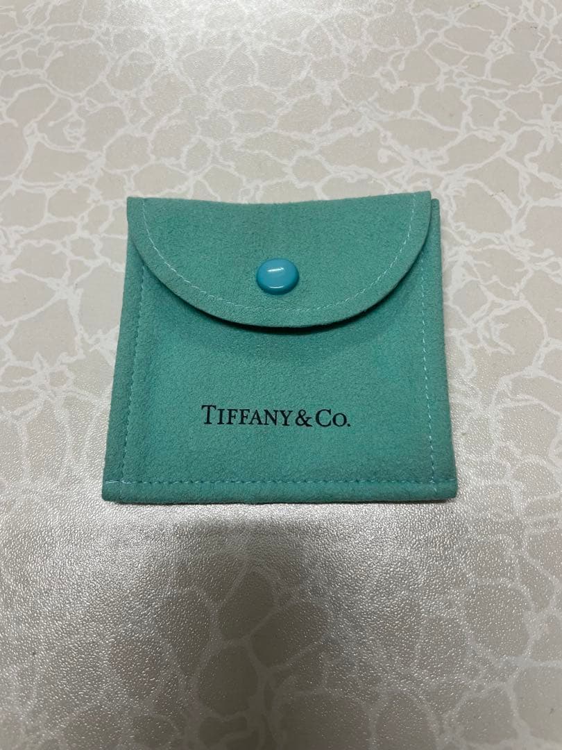 ②Tiffany & Co. 925 サークルペンダントチェーン付き 箱あり