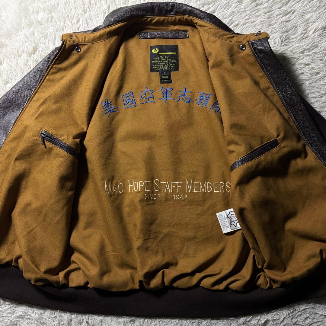 シ*ゴ様 極美品■ WILLIS &  フライトジャケット　A-2