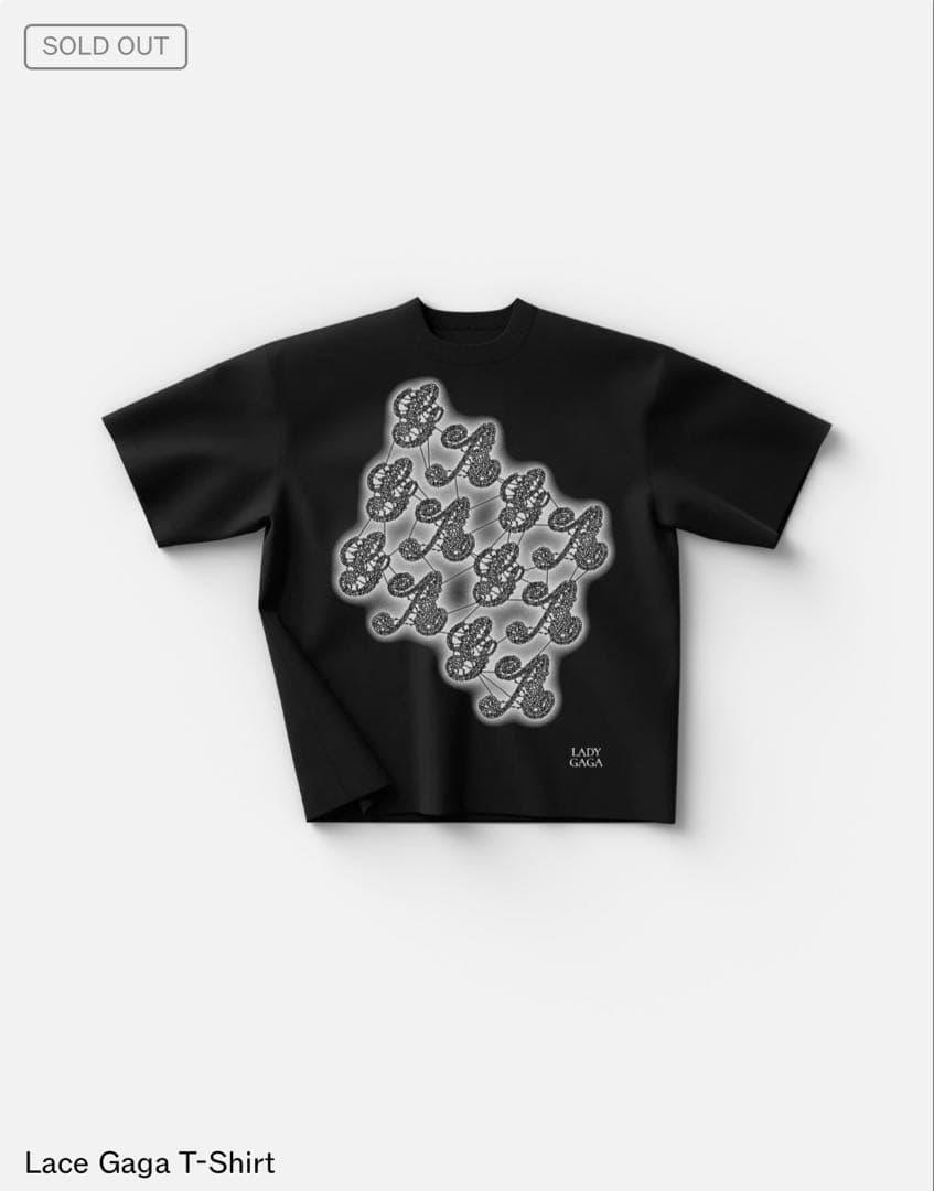 (ラスト1着)新品レディーガガ VIPGOLD 最前列 Tシャツ M〜最安値〜