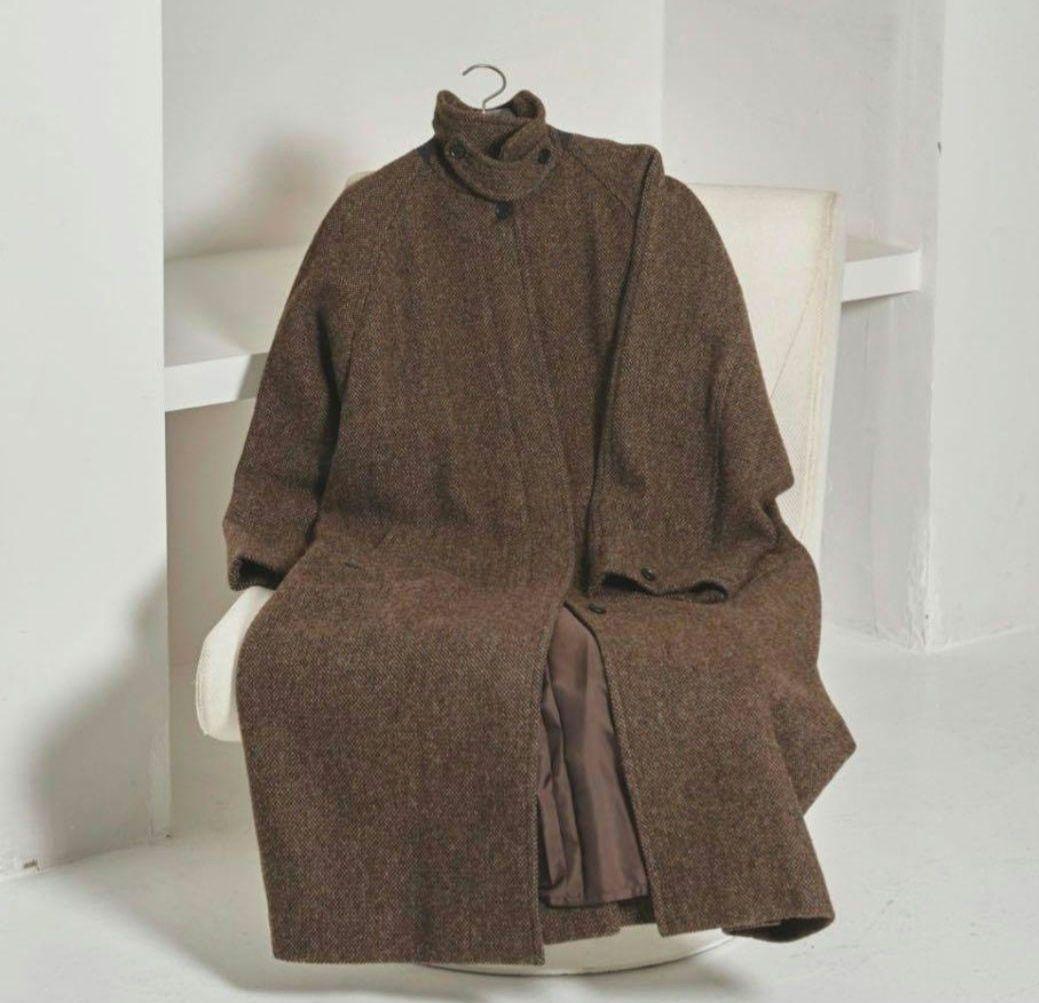 【タグ付き未使用】todayful Mixwool Raglan Coat 38