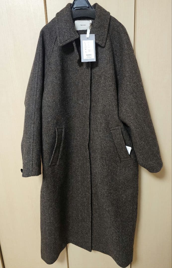 【タグ付き未使用】todayful Mixwool Raglan Coat 38
