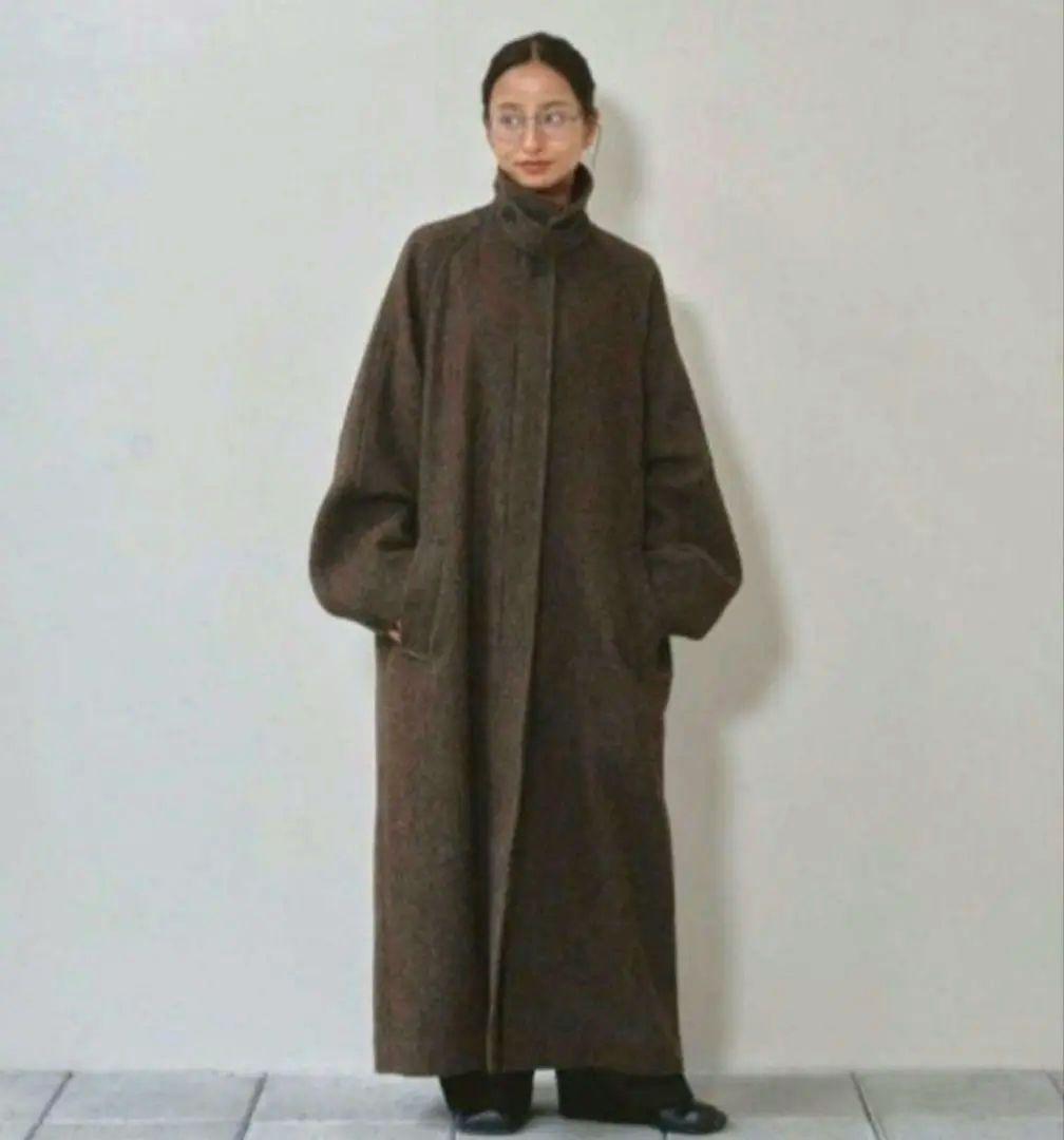 【タグ付き未使用】todayful Mixwool Raglan Coat 38