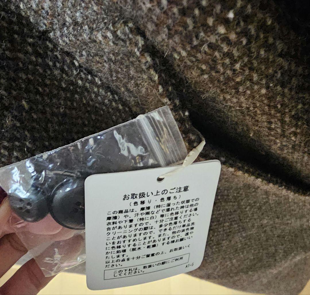 【タグ付き未使用】todayful Mixwool Raglan Coat 38