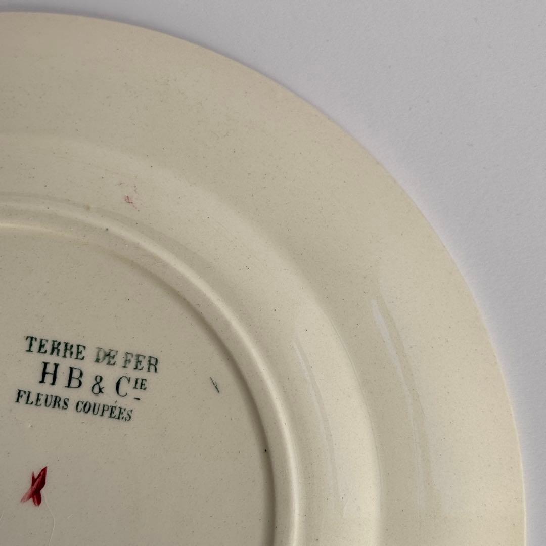 希少　美品　フランスアンティーク　ジョワジールロワ　切り花　平皿