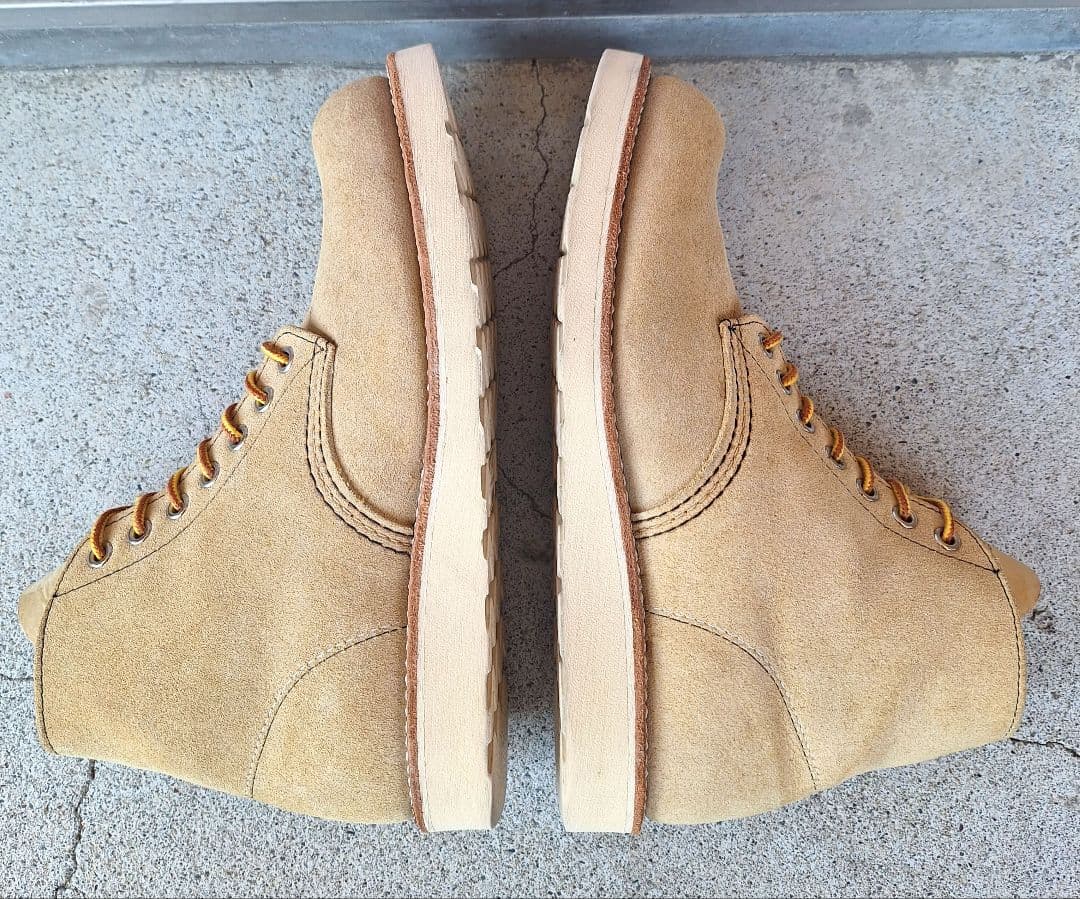 美品 レッドウィング 8167 プレーントゥ スエード 7E