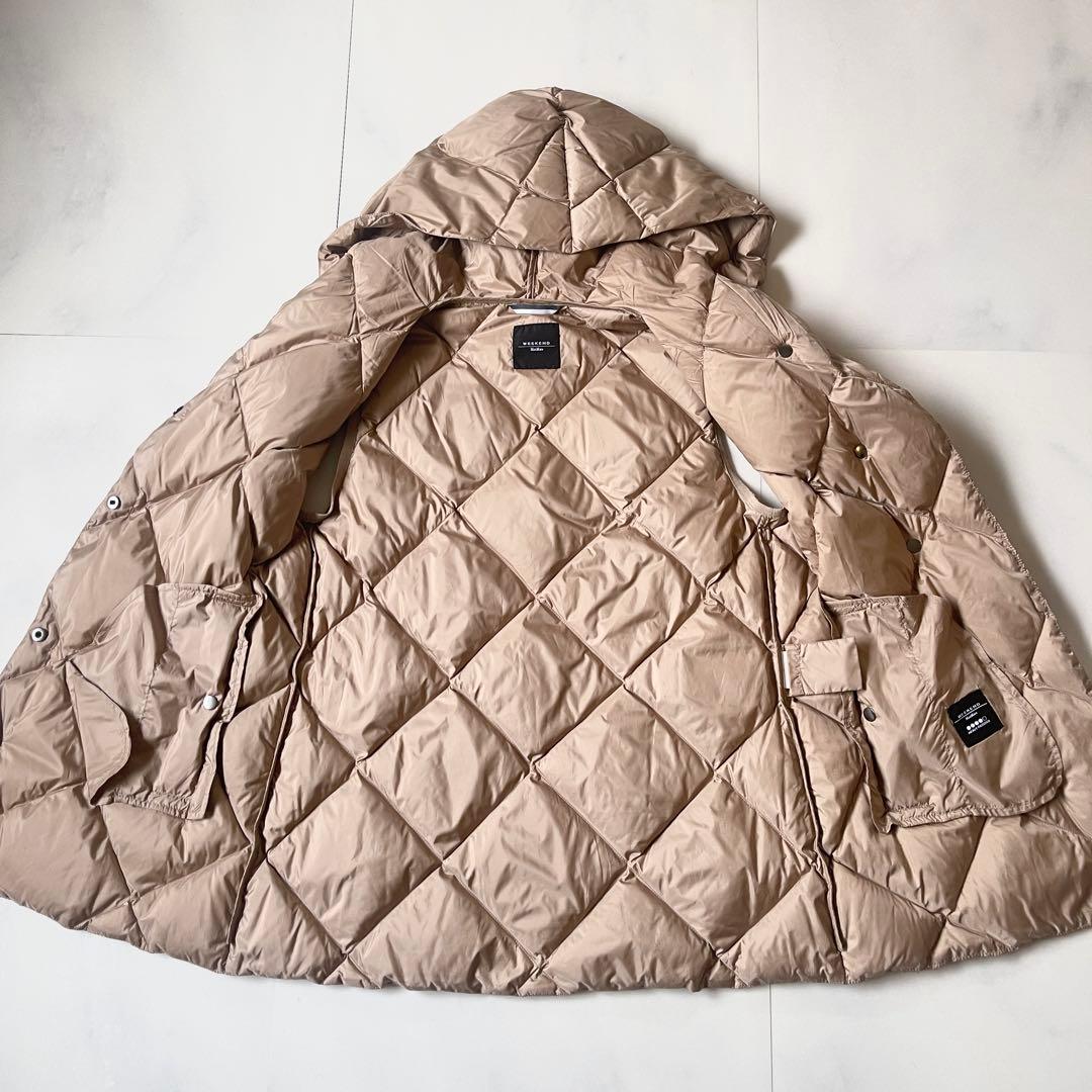 ほぼ未使用✨ マックスマーラ ダウンベスト 2023AW ベージュ 36 丈長め