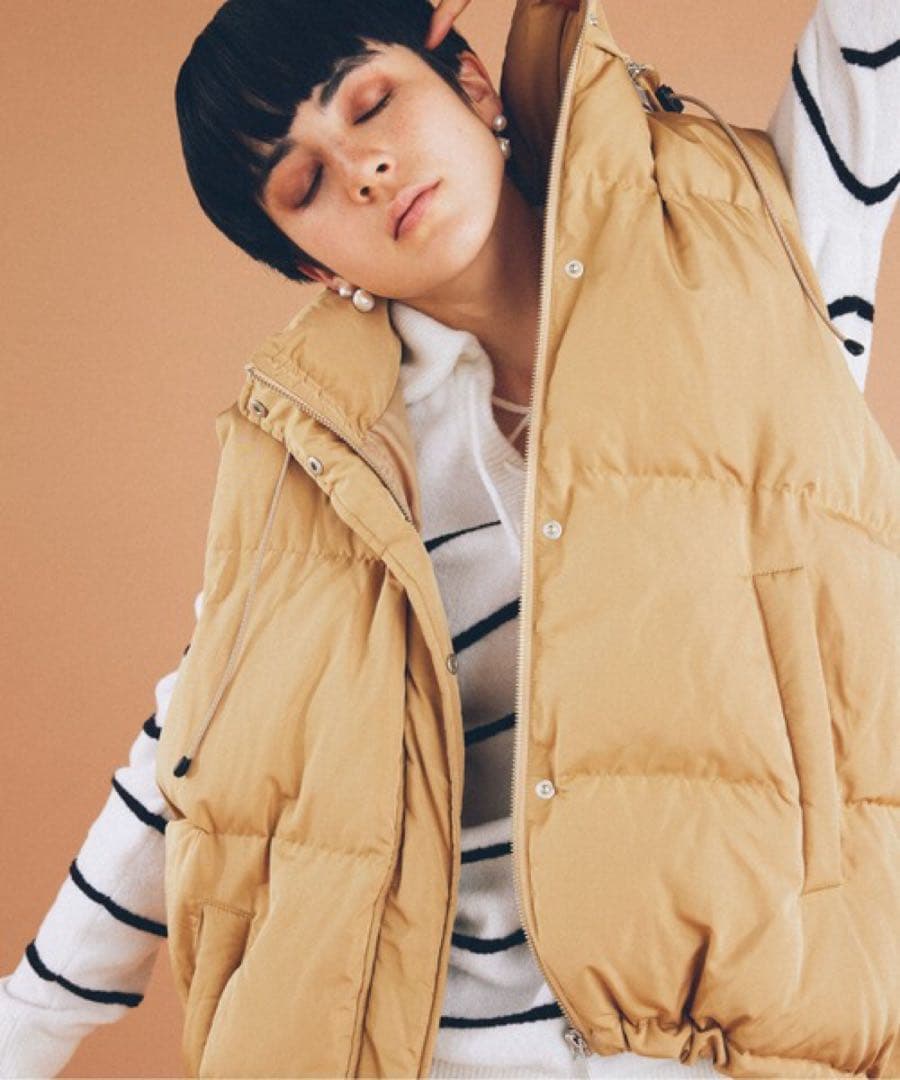 【THE PAUSE】パファー中綿ベスト