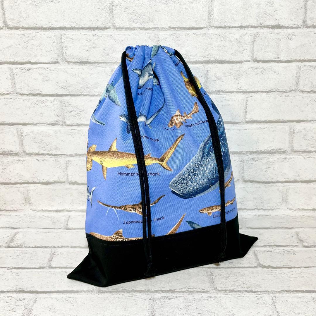 【kunako】サメ図鑑(ブルー)/深海魚(ネイビー)入園入学グッズ7点