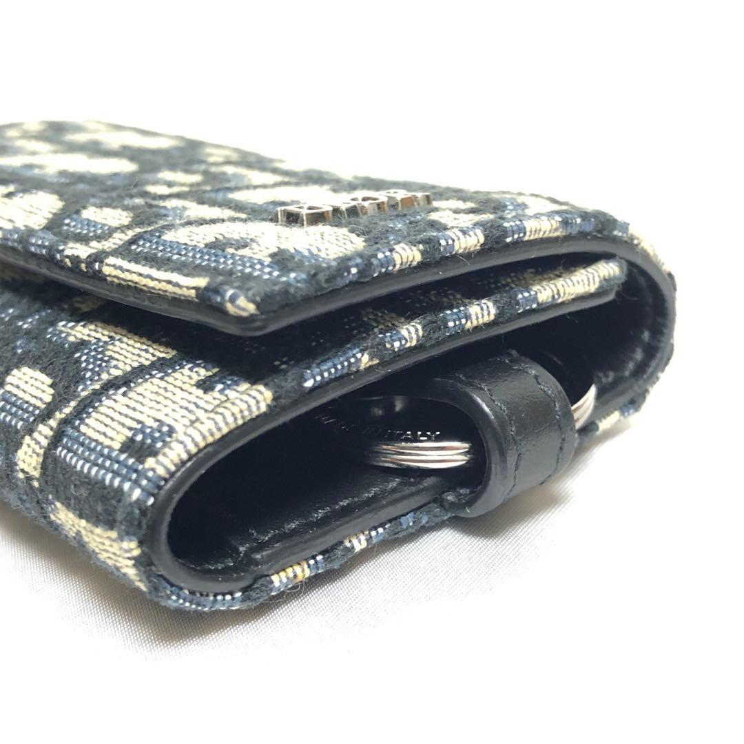 ほぼ未使用　ディオール　キーケース　オブリーク　トロッター　ロゴ金具　箱付⭕️
