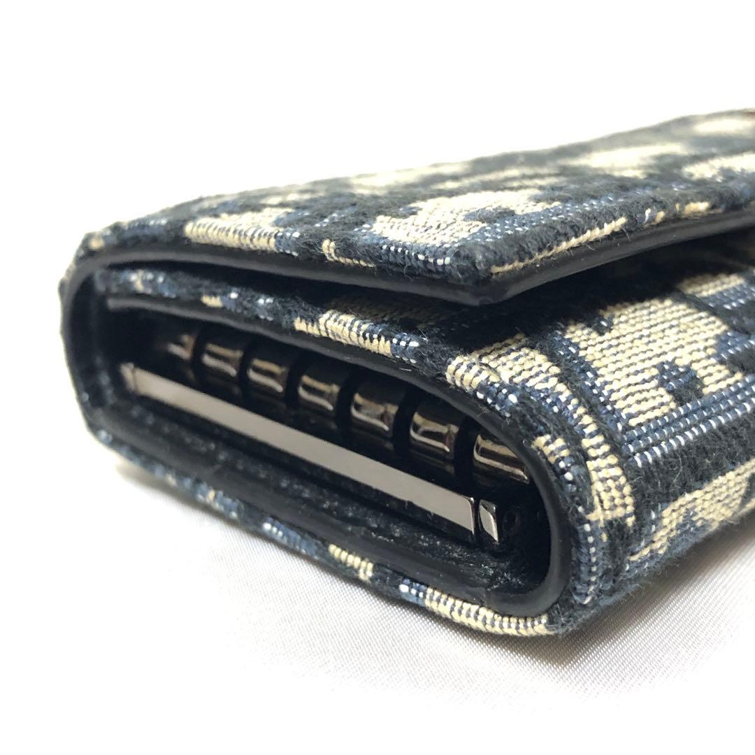 ほぼ未使用　ディオール　キーケース　オブリーク　トロッター　ロゴ金具　箱付⭕️
