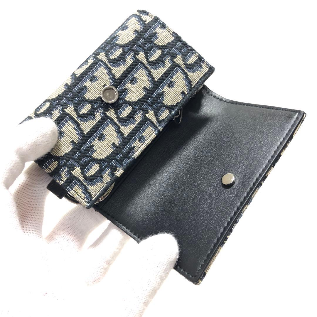 ほぼ未使用　ディオール　キーケース　オブリーク　トロッター　ロゴ金具　箱付⭕️