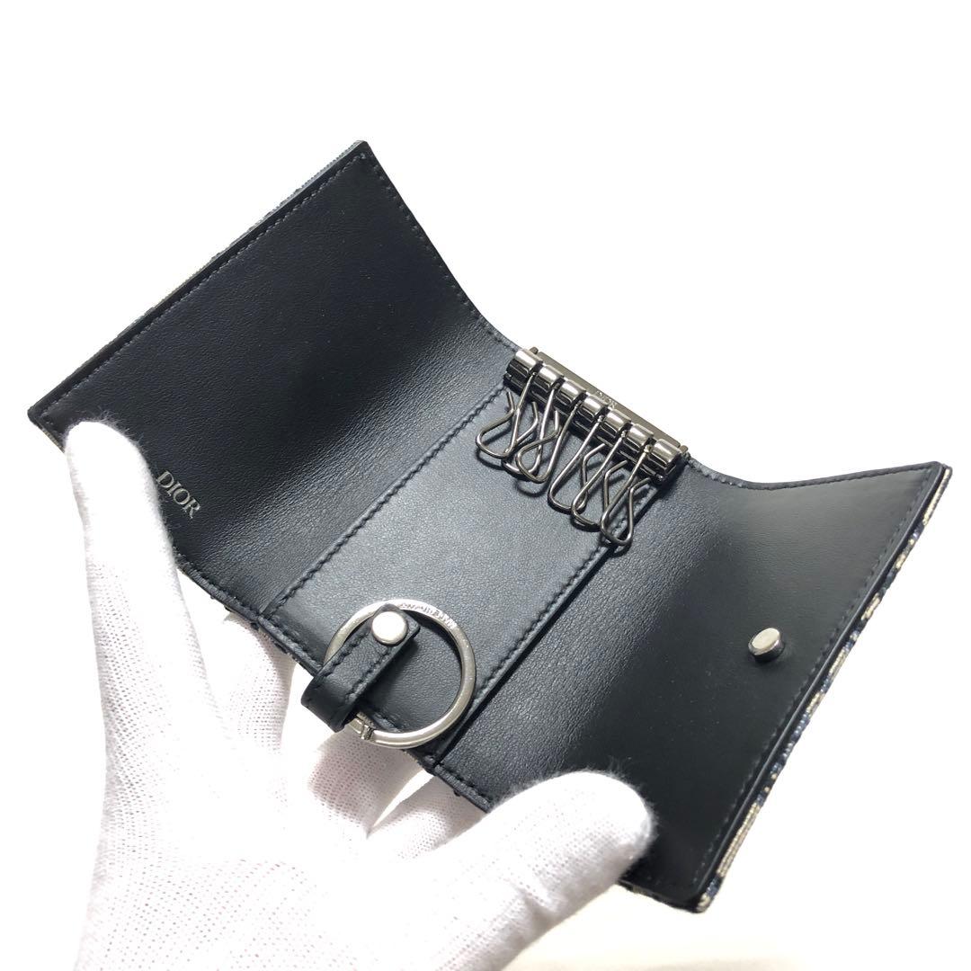 ほぼ未使用　ディオール　キーケース　オブリーク　トロッター　ロゴ金具　箱付⭕️