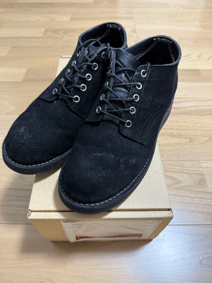 Hathorn Boots オックスフォード　27.0CM 黒ラフアウト