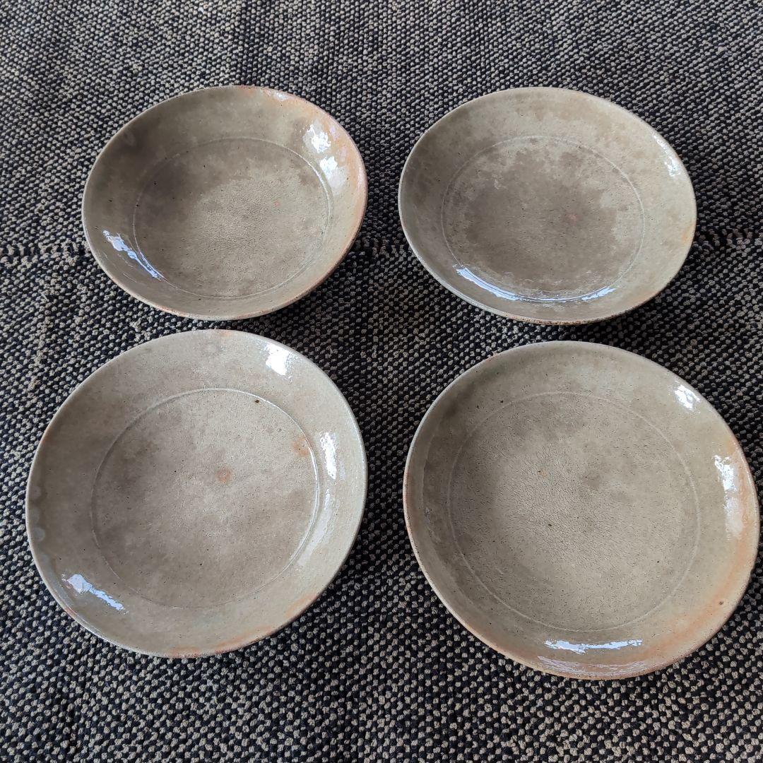 福森雅武 土楽窯 25cm皿 ４枚