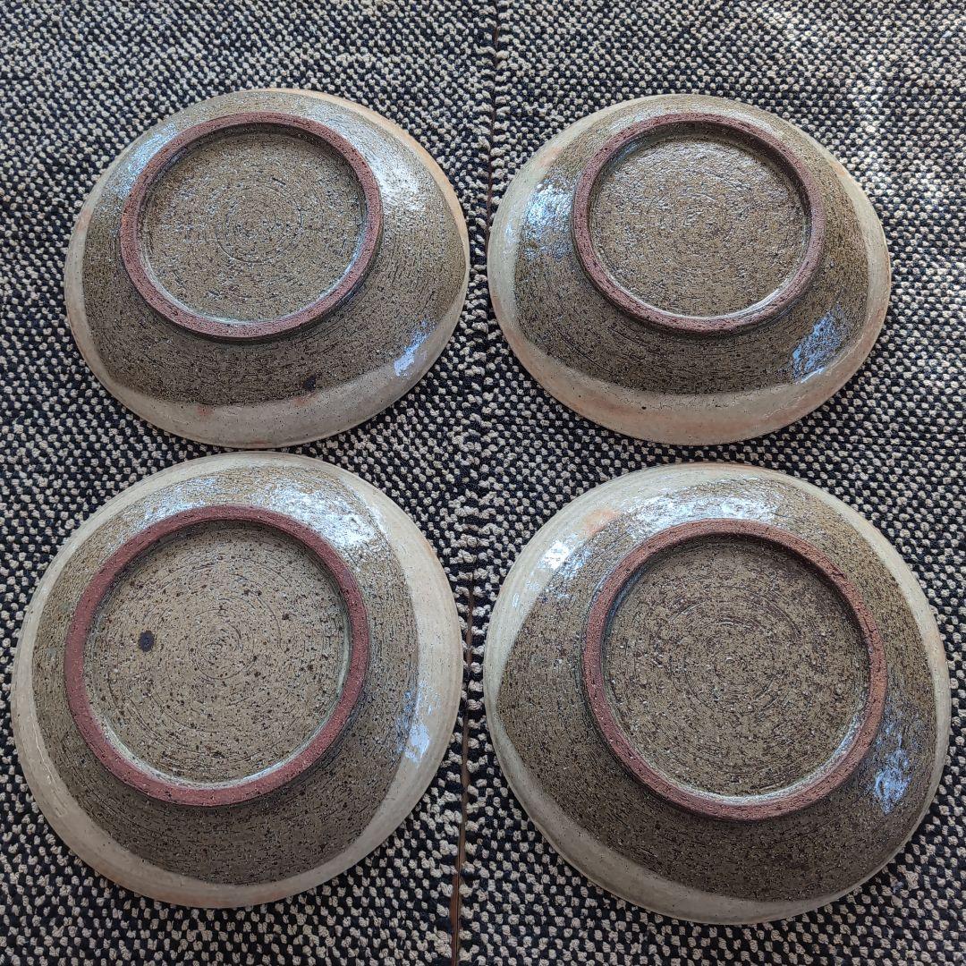 福森雅武 土楽窯 25cm皿 ４枚